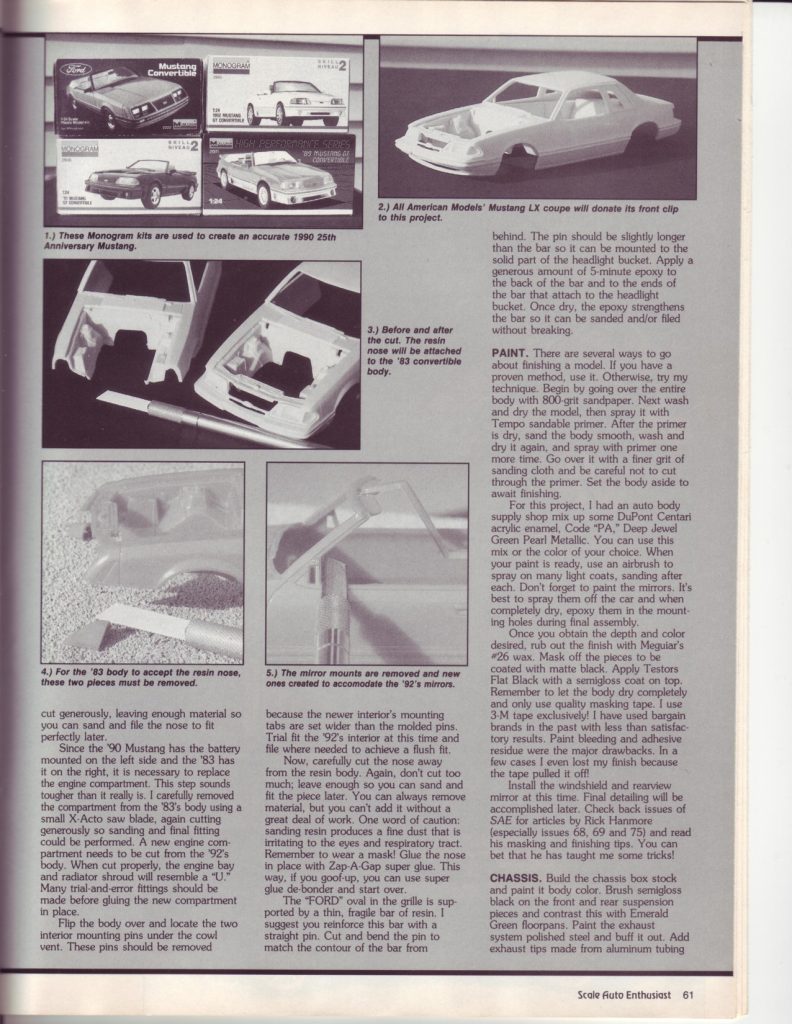 June 1992 Scale Auto Enthusiast p.61