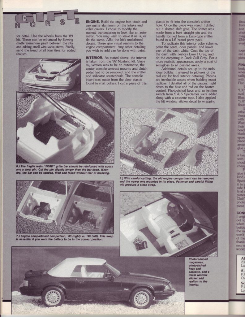 June 1992 Scale Auto Enthusiast p.62