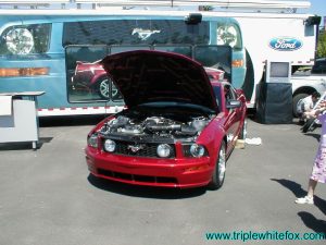 2005 Mustang GT on the 2005 Mustang Tour