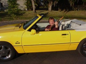 Rick Derringer's Yellow Feature Mustang